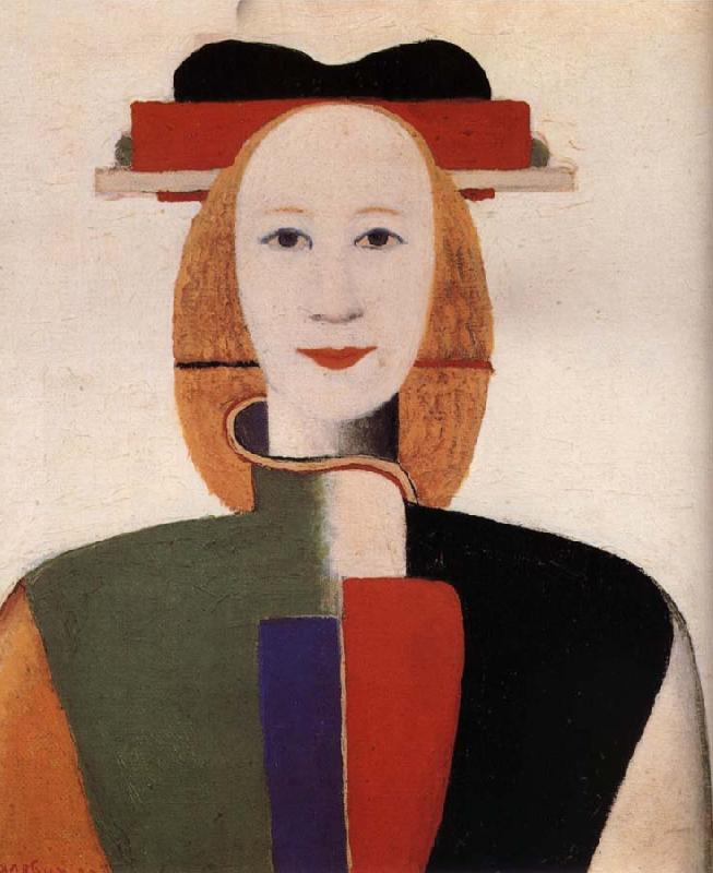 Kasimir Malevich The Girl-s hair with comb oil painting image